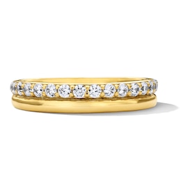 0.30 CT. T.W. Certified Lab-Grown Diamond Stackable Band in 14K Gold (F/VS2)