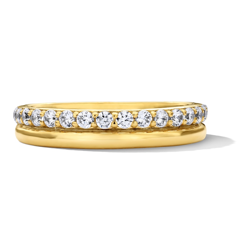 Main Image 1 of 0.30 CT. T.W. Certified Lab-Grown Diamond Stackable Band in 14K Gold (F/VS2)
