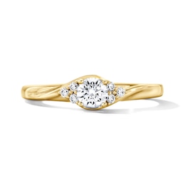 0.40 CT. T.W. Canadian Certified Diamond Twist Bypass Engagement Ring in 14K Gold (I/I1)