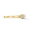 Thumbnail Image 4 of 0.40 CT. T.W. Canadian Certified Diamond Twist Bypass Engagement Ring in 14K Gold (I/I1)