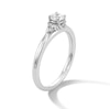 Thumbnail Image 3 of 0.40 CT. T.W. Canadian Certified Diamond Twist Bypass Engagement Ring in 14K White Gold (I/I1)