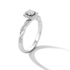 Thumbnail Image 3 of 0.35 CT. T.W. Diamond Cushion-Frame Engagement Ring in 10K White Gold