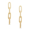 Thumbnail Image 1 of Chain Link Dangle Earrings in Solid 10K Gold
