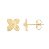 Thumbnail Image 3 of Flower Stud Earrings in Solid 14K Gold