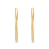 Thumbnail Image 1 of 35.0mm Tube Hoop Earrings in Hollow 14K Gold