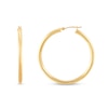 Thumbnail Image 3 of 35.0mm Tube Hoop Earrings in Hollow 14K Gold