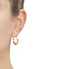 Thumbnail Image 2 of 25.0mm Hoop Earrings in Hollow 14K Gold