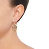 Thumbnail Image 2 of Entwined Oval Loop Dangle Earrings in Hollow 10K Gold