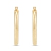 Thumbnail Image 1 of 25.0mm Tube Hoop Earrings in Hollow 14K Gold