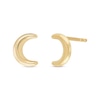 Thumbnail Image 4 of Moon and Star Stud Earrings Set in Solid 14K Gold