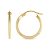 Thumbnail Image 1 of 20.0mm Knife-Edge Hoop Earrings in Hollow 14K Gold