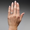 Thumbnail Image 2 of 1.45 CT. T.W. Certified Princess-Cut Lab-Grown Diamond Frame Engagement Ring in 14K Gold (F/VS2)