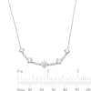 Thumbnail Image 2 of 2.00 CT. T.W. Certified Lab-Grown Diamond Curved Bar Necklace in 10K White Gold (F/SI2)