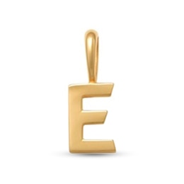 Letter “E” Initial Charm in 10K Gold