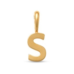 Letter “S” Initial Charm in 10K Gold