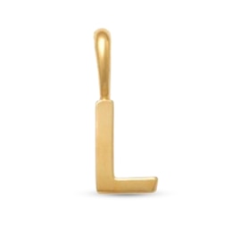 Letter “L” Initial Charm in 10K Gold
