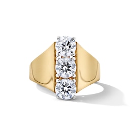 1.20 CT. T.W. Certified Lab-Grown Diamond Three-Stone Engagement Ring in 14K Gold (F/VS2)