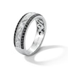 Thumbnail Image 2 of Neil Lane Men’s 0.45 CT. T.W. Black Diamond Wedding Band in 14K White Gold
