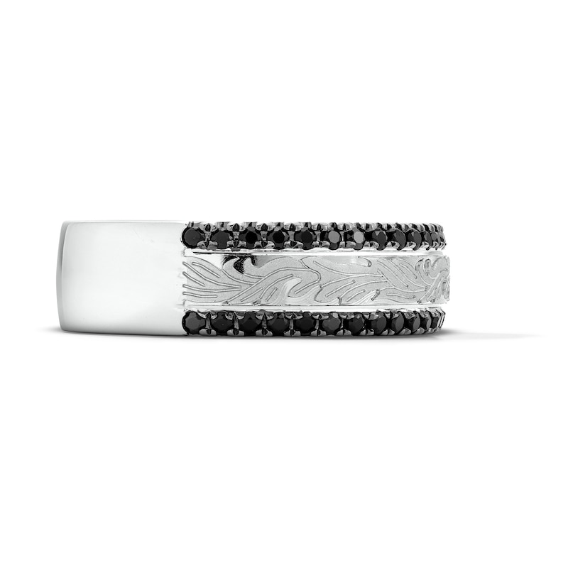 Neil Lane Men's 0.45 CT. T.W. Black Diamond Wedding Band in 14K Gold