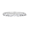 Thumbnail Image 1 of 0.25 CT. T.W. Marquise-Cut and Round Diamond Stackable Anniversary Ring in 14K White Gold