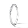 Thumbnail Image 5 of 0.25 CT. T.W. Marquise-Cut and Round Diamond Stackable Anniversary Ring in 14K White Gold