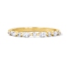 Thumbnail Image 1 of 0.25 CT. T.W. Marquise-Cut and Round Diamond Stackable Anniversary Ring in 14K Gold