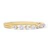 Thumbnail Image 4 of 0.25 CT. T.W. Marquise-Cut and Round Diamond Stackable Anniversary Ring in 14K Gold