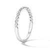 Thumbnail Image 5 of 0.15 CT. T.W. Diamond Stackable Anniversary Ring in 10K White Gold