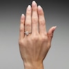 Thumbnail Image 2 of Vera Wang Love Collection 0.80 CT. T.W. Oval Diamond Frame Engagement Ring in 14K Gold