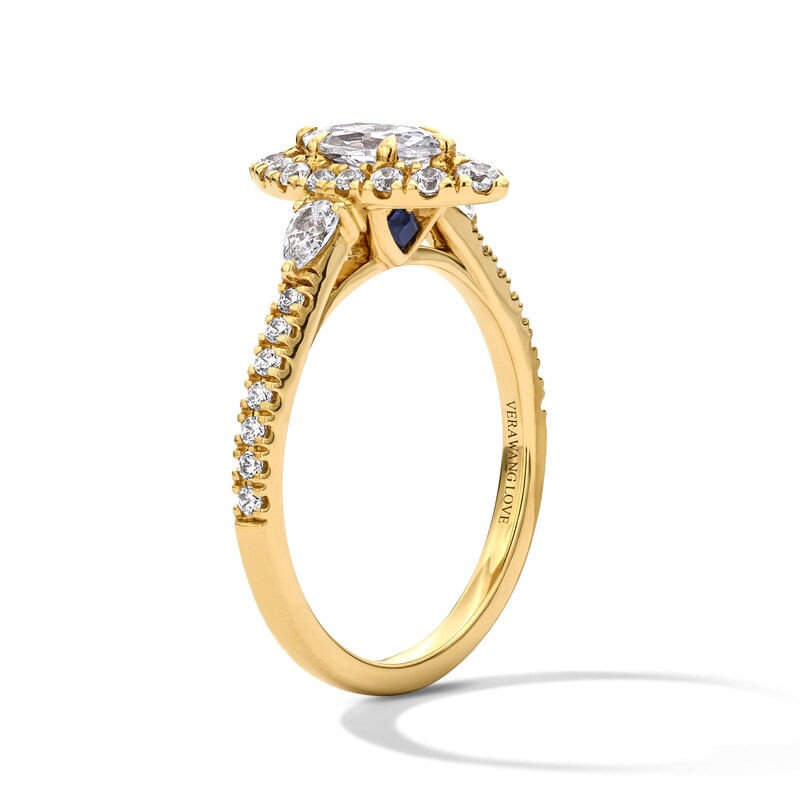 Vera Wang Love Collection 0.95 CT. T.W. Marquise-Cut Diamond Engagement Ring in 14K Gold