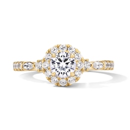 Vera Wang Love Collection 0.80 CT. T.W. Diamond Frame Engagement Ring in 14K Gold