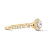 Thumbnail Image 4 of Vera Wang Love Collection 0.80 CT. T.W. Diamond Frame Engagement Ring in 14K Gold