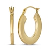 Thumbnail Image 1 of 19.17mm Flat Hoop Earrings in Solid 10K Gold