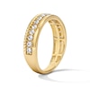 Thumbnail Image 5 of 0.30 CT. T.W. Certified Lab-Grown Diamond Three-Row Anniversary Ring in 14K Gold (F/VS2)