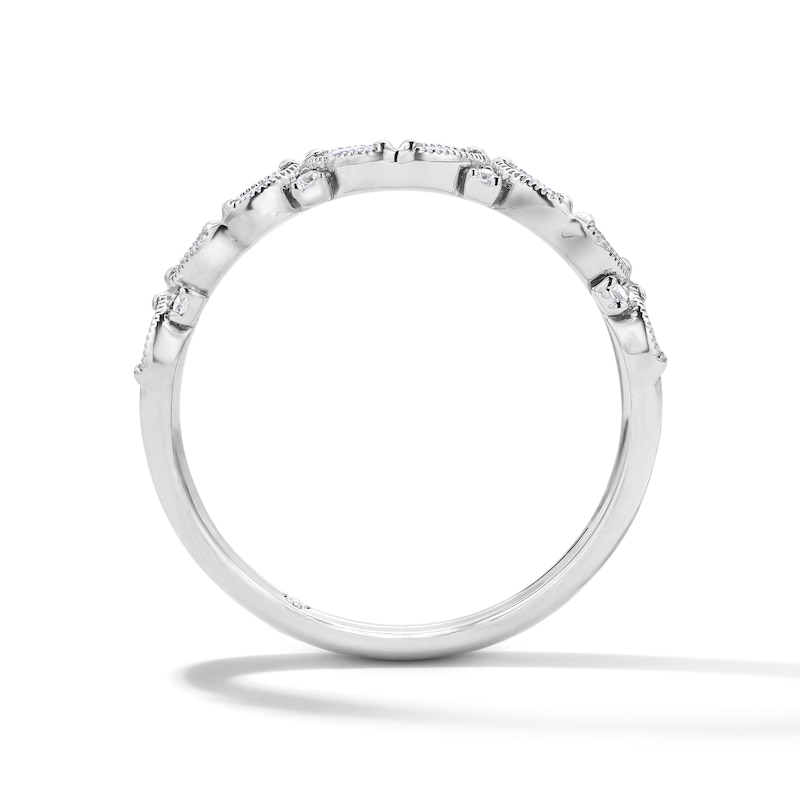 Emmy London 0.30 CT. T.W. Marquise-Cut Certified Lab-Grown Diamond Band in 18K Gold (F/VS2