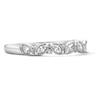 Thumbnail Image 3 of Emmy London 0.30 CT. T.W. Marquise-Cut Certified Lab-Grown Diamond Band in 18K White Gold (F/VS2)