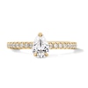 Thumbnail Image 1 of Vera Wang Love Collection Pear-Shaped 0.69 CT. T.W. Diamond Engagement Ring in 14K Gold