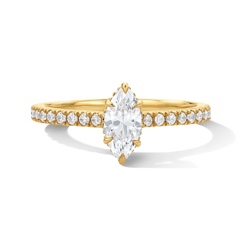 Vera Wang Love Collection Marquise-Cut 0.69 CT. T.W. Diamond Engagement Ring in 14K Gold