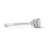 Thumbnail Image 4 of 0.20 CT. T.W. Diamond Promise Ring in Sterling Silver