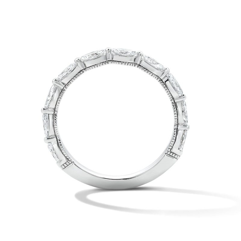 Neil Lane Artistry 0.69 CT. T.W. Marquise-Cut Certified Lab-Grown Diamond Wedding Band in 14K White Gold (F/VS2)