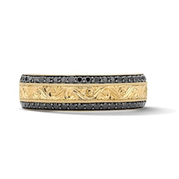 Neil Lane Men’s 0.45 CT. T.W. Black Diamond Wedding Band in 14K Gold