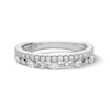 Thumbnail Image 1 of Neil Lane Artistry 0.69 CT. T.W. Marquise-Cut Certified Lab-Grown Diamond Band in 14K White Gold (F/VS2)