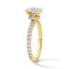 Thumbnail Image 4 of Neil Lane Artistry 1.95 CT. T.W. Oval Certified Lab-Grown Diamond Engagement Ring in 14K Gold (F/VS2)