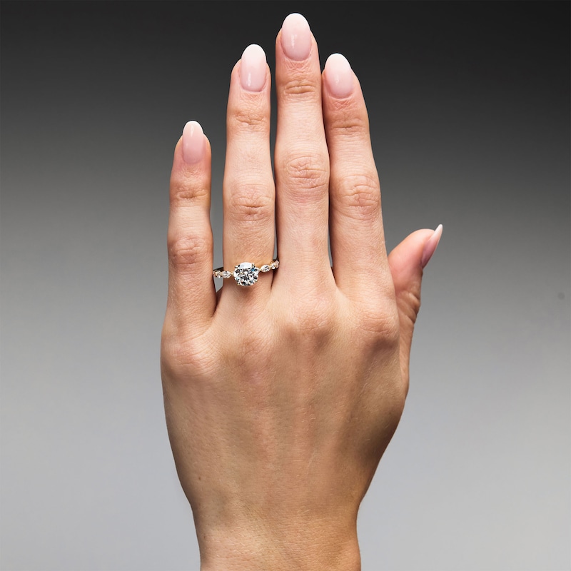 Neil Lane Artistry 1.95 CT. T.W. Certified Lab-Grown Diamond Engagement Ring in 14K White Gold (F/VS2)