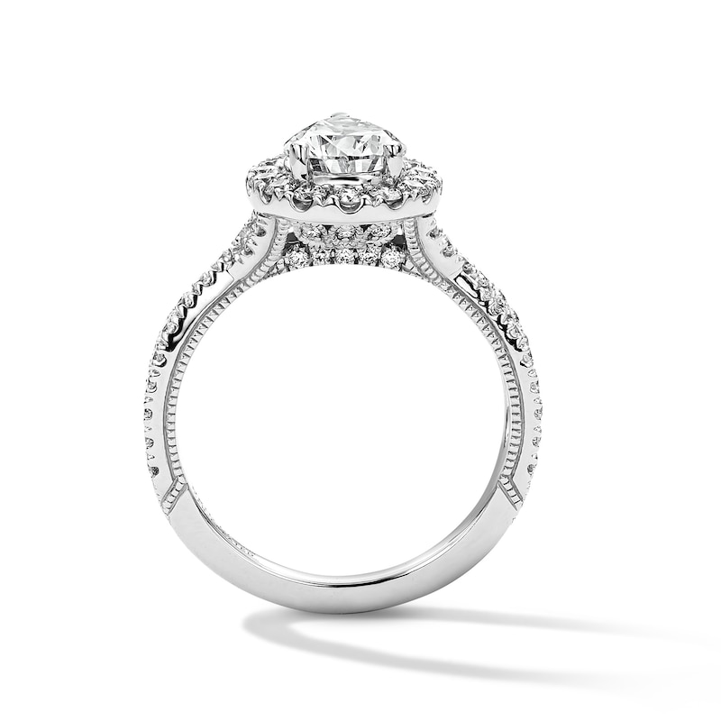 Neil Lane Artistry 2.29 CT. T.W. Pear Certified Lab-Grown Diamond Engagement Ring in 14K White Gold (F/VS2)