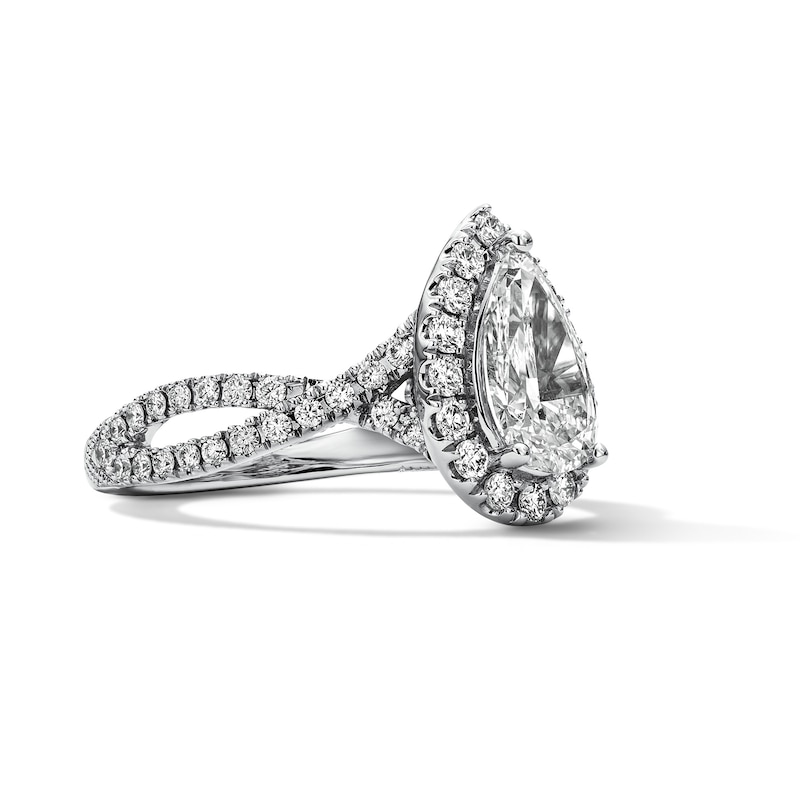 Neil Lane Artistry 2.29 CT. T.W. Pear Certified Lab-Grown Diamond Engagement Ring in 14K White Gold (F/VS2)