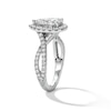 Thumbnail Image 4 of Neil Lane Artistry 2.29 CT. T.W. Pear Certified Lab-Grown Diamond Engagement Ring in 14K White Gold (F/VS2)