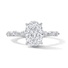Thumbnail Image 1 of Neil Lane Artistry 2.58 CT. T.W. Oval Certified Lab-Grown Diamond Engagement Ring in 14K White Gold (F/VS2)