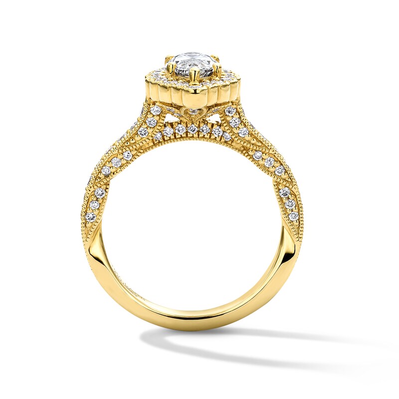 Neil Lane Artistry 1.80 CT. T.W. Marquise-Cut Certified Lab-Grown Diamond Frame Engagement Ring in 14K Gold (F/VS2)