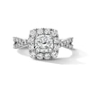 Thumbnail Image 1 of Neil Lane Artistry 1.80 CT. T.W. Cushion Certified Lab-Grown Diamond Engagement Ring in 14K White Gold (F/VS2)